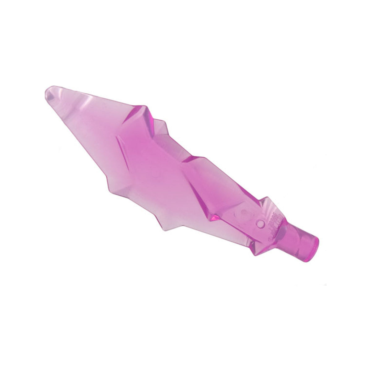LEGO® Minifigure, Weapon Sword Blade with Bar, Crystal Shard 79985 transparent dunkelrosa