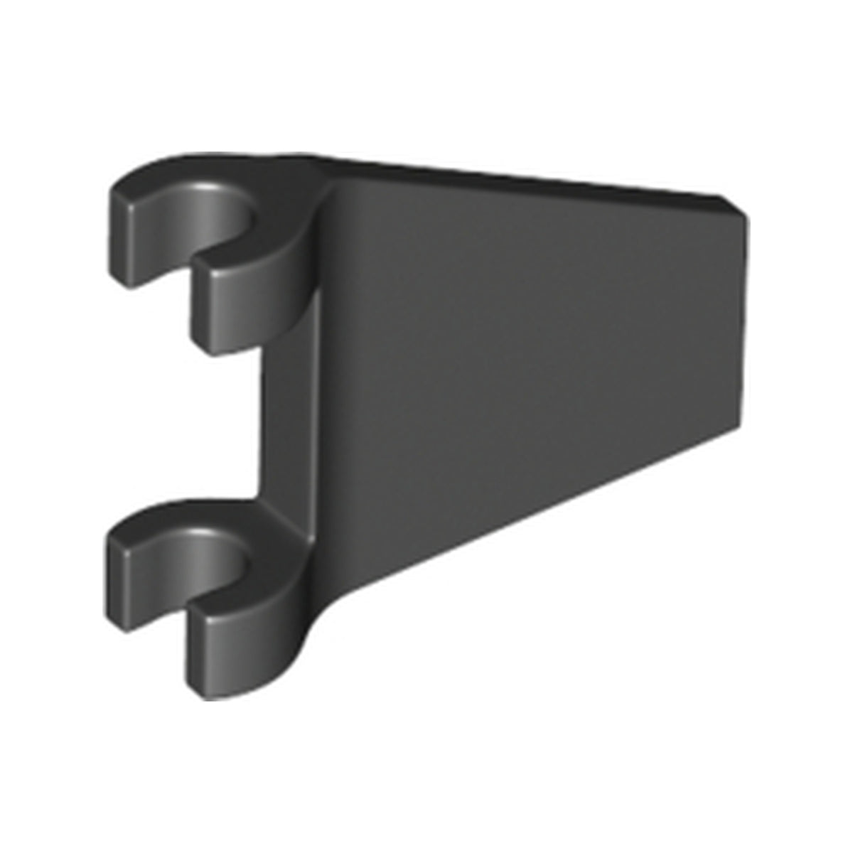 LEGO® Flag 2 x 2 Trapezoid with Flared Edge 80324 schwarz