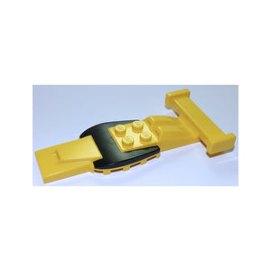 LEGO® Vehicle, Top Fast Food Racer 5 x 10 with Curved Black Windshield, Air Intakes and Rear Spoiler 85842pb01