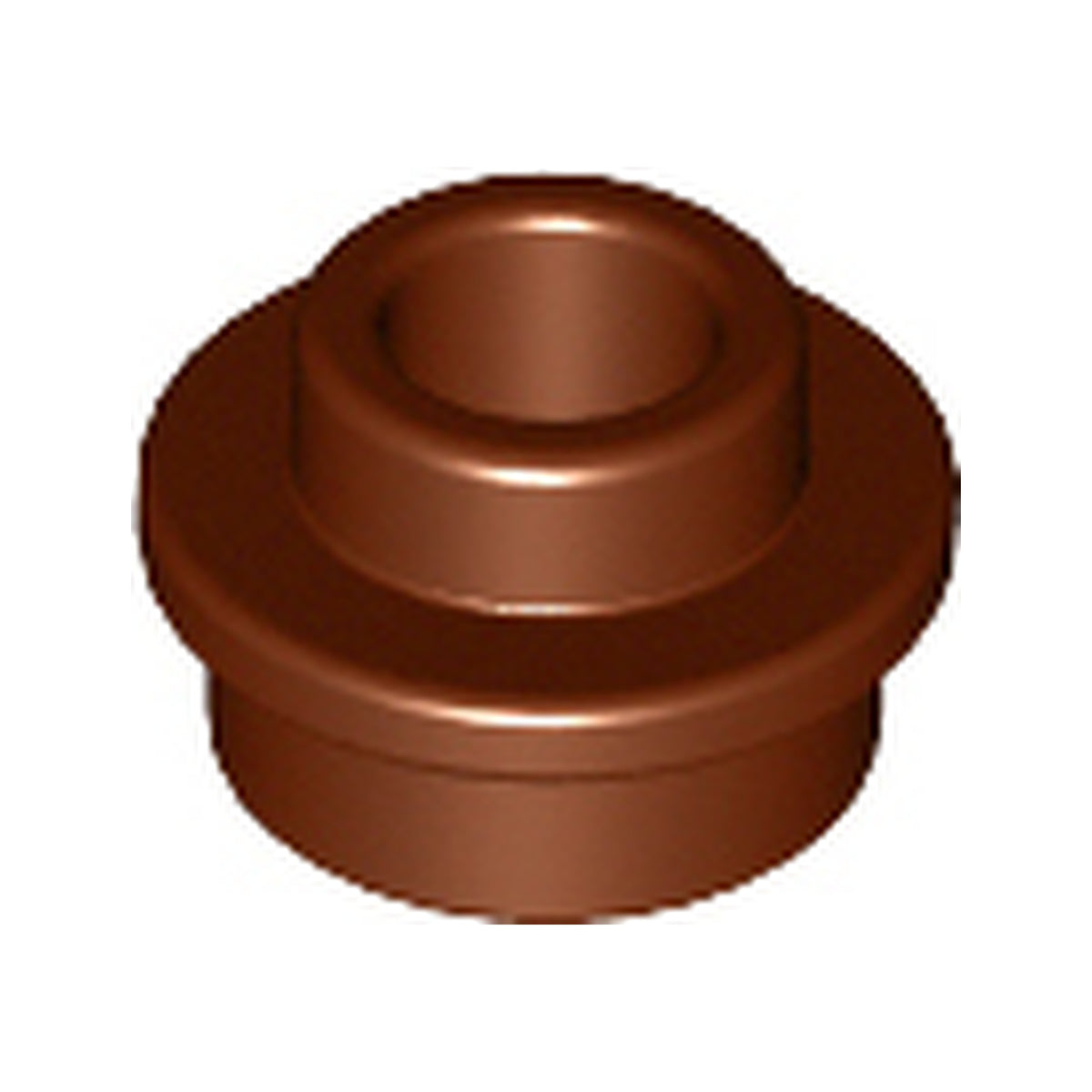 LEGO® Plate, Round 1 x 1 with Open Stud 85861 braun