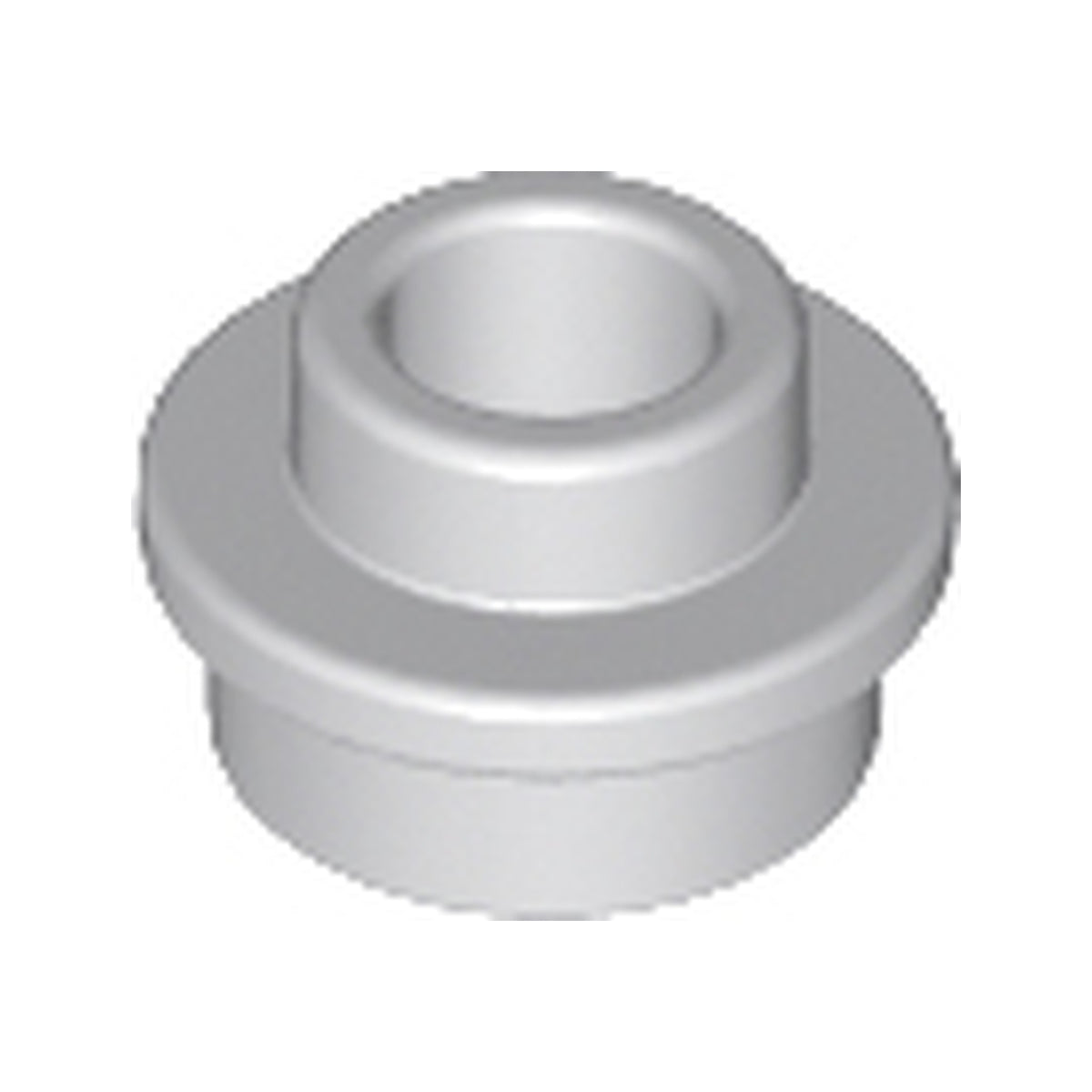 LEGO® Plate, Round 1 x 1 with Open Stud 85861 hellgrau
