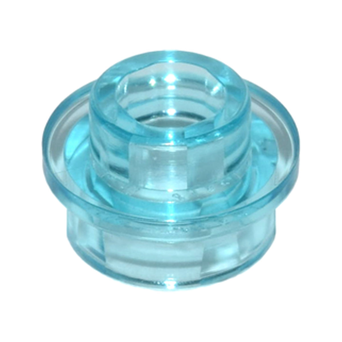 LEGO® Plate, Round 1 x 1 with Open Stud 85861 transparent hellblau