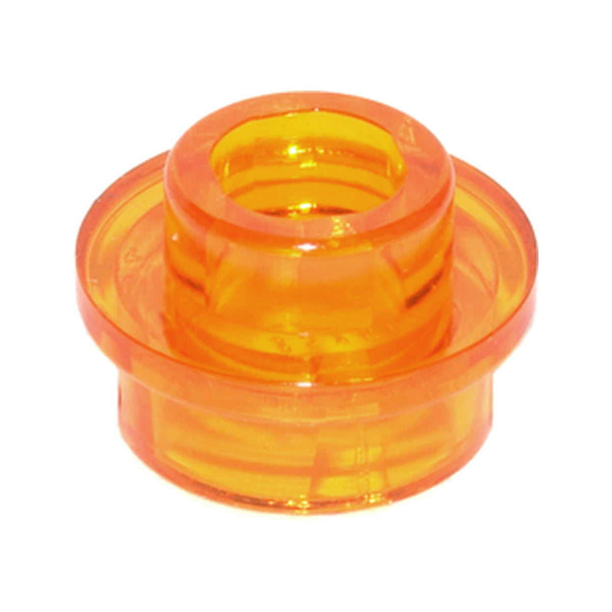 LEGO® Plate, Round 1 x 1 with Open Stud 85861 transparent orange
