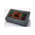 LEGO® Slope 30 1 x 2 x 2/3 with Display Screen with Orange Radar Map, Green and Red Circles and Lines Pattern (Sticker) - Set 76240 85984pb388 dunkelgrau