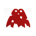 LEGO® Minifigure Cape Cloth, Holes and Tattered Edges - Traditional Starched Fabric, Angled Top Notch, Larger Rounded Edge Features - 4.95cm Wide 86038 dunkelrot