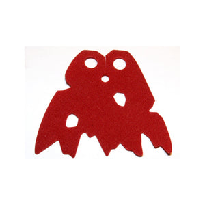 LEGO® Minifigure Cape Cloth, Holes and Tattered Edges - Traditional Starched Fabric, Angled Top Notch, Larger Rounded Edge Features - 4.95cm Wide 86038