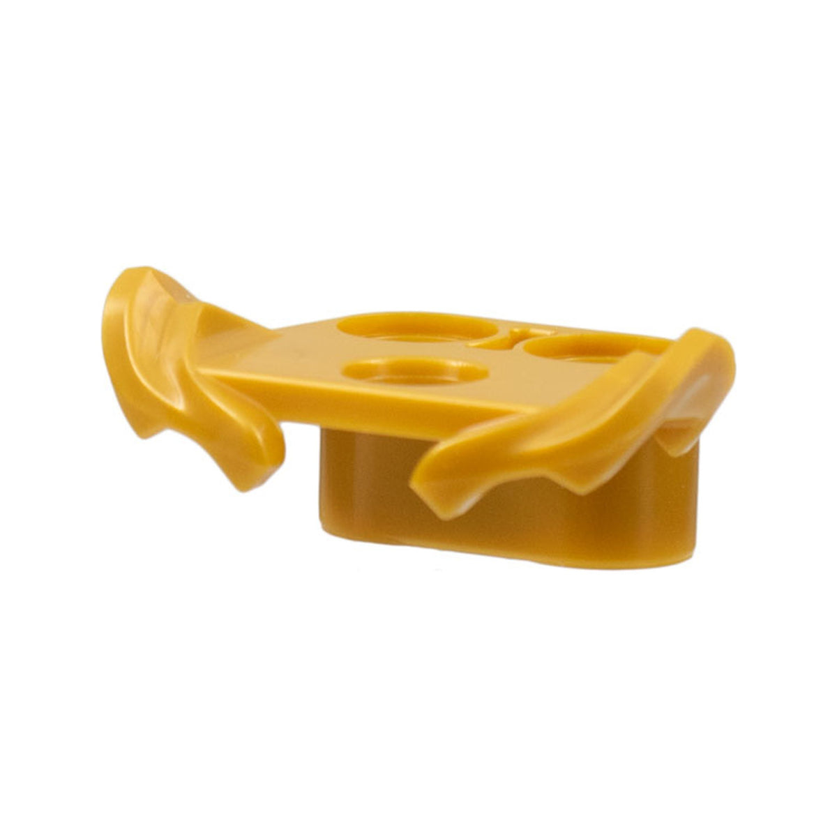 LEGO® Minifigure Armor Shoulder with Tiered Fins, 2 Vertical Pin Holes on Back 86123 perlgold