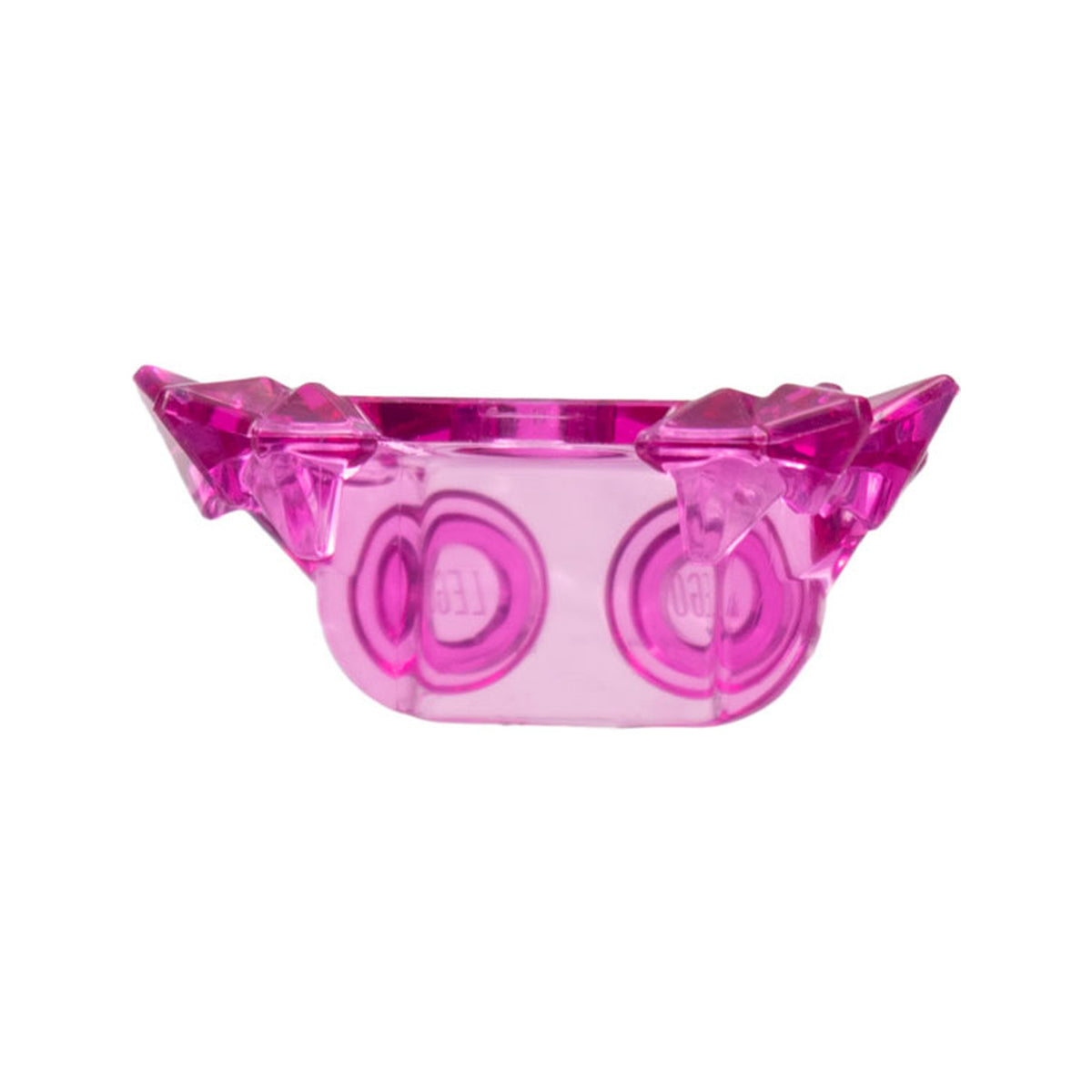 LEGO® Minifigure Armor Shoulder with Crystal Shards, 2 Studs on Back 86124 transparent dunkelrosa