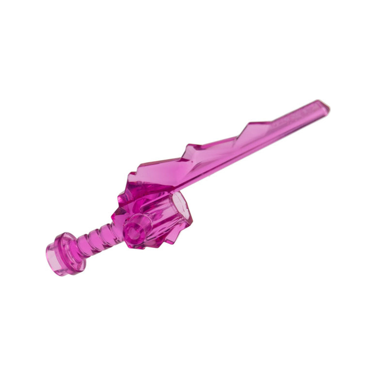 LEGO® Minifigure, Weapon Sword Hilt with Crystal Shard 86146 transparent dunkelrosa