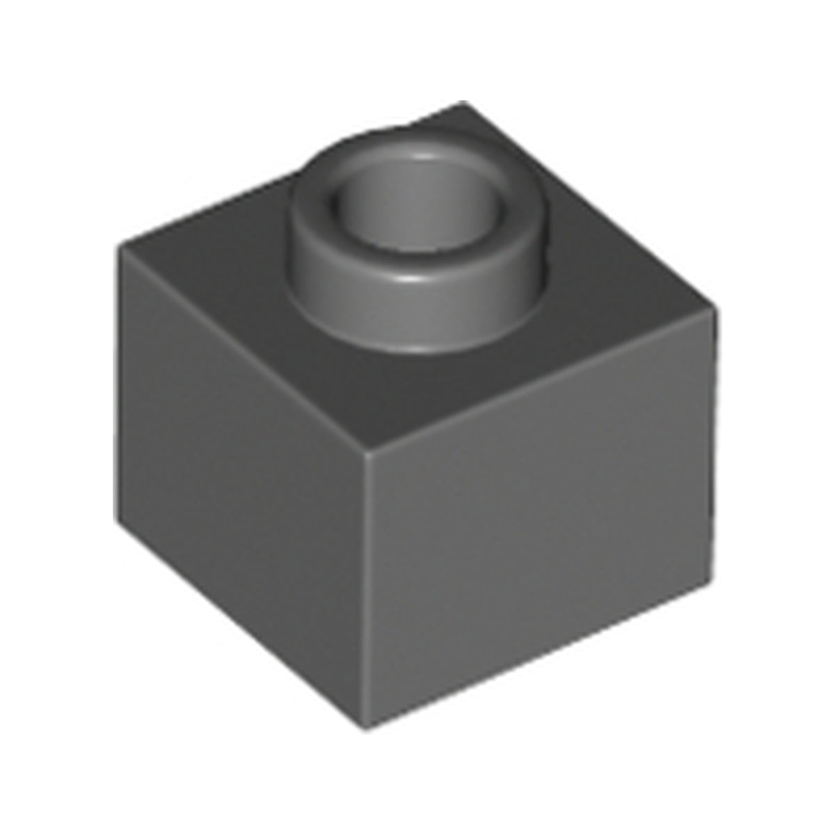 LEGO® Brick, Modified 1 x 1 x 2/3 with Open Stud 86996 dunkelgrau