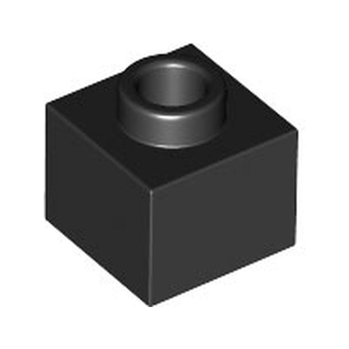LEGO® Brick, Modified 1 x 1 x 2/3 with Open Stud 86996 schwarz