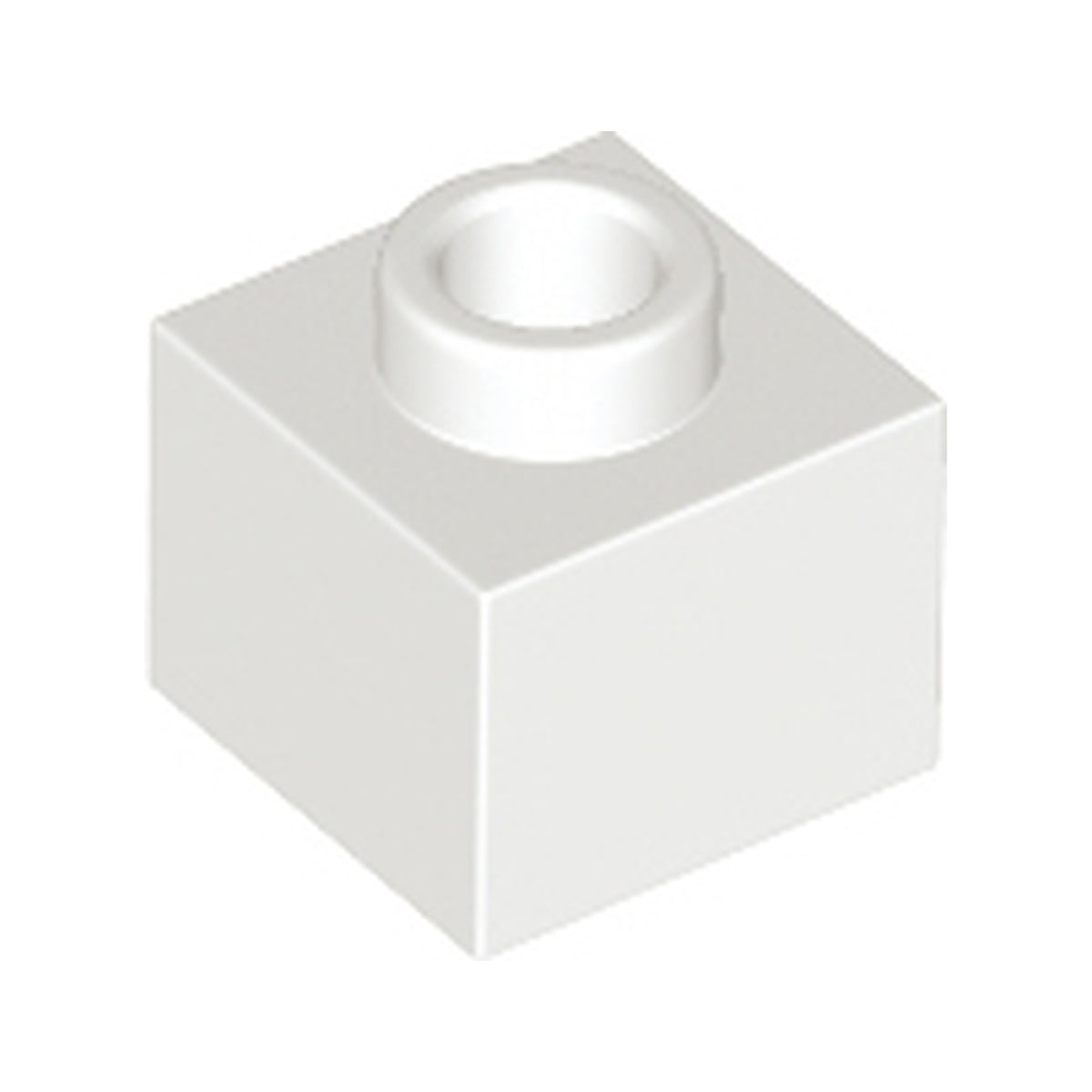 LEGO® Brick, Modified 1 x 1 x 2/3 with Open Stud 86996 weiss