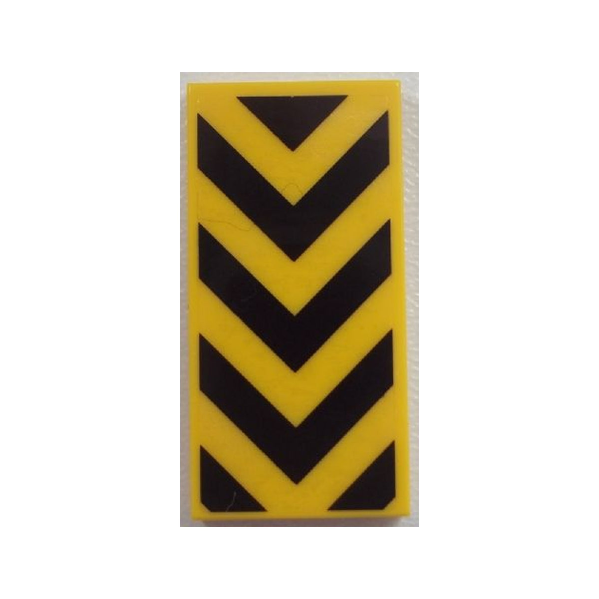 LEGO® Tile 2 x 4 with Black Chevron Pattern (Sticker) - Set 60052 87079pb0178 gelb