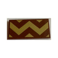LEGO® Tile 2 x 4 with Gold Zigzag Stripes with Small Corner Triangles Pattern (Sticker) - Set 41068 87079pb0732 braun