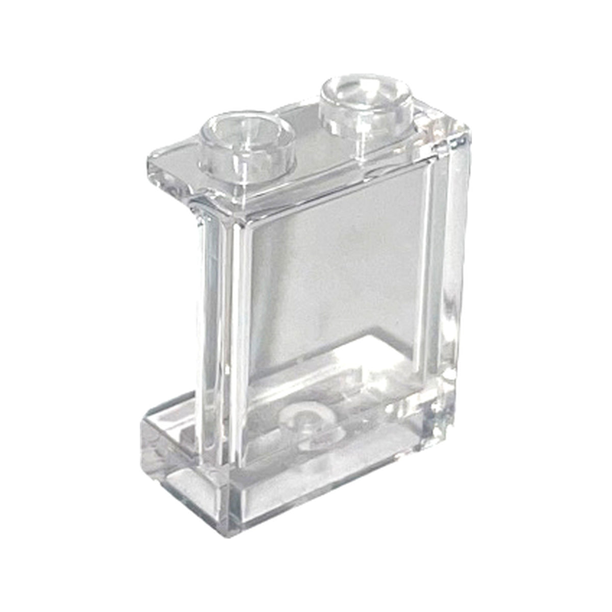 LEGO® Panel 1 x 2 x 2 with Side Supports - Hollow Studs 87552 transparent