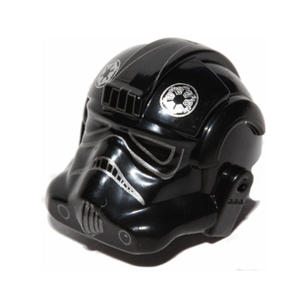 LEGO® Minifigure, Headgear Helmet SW Imperial Pilot with Breathing Apparatus with TIE Fighter Pilot Pattern 87556pb04 schwarz