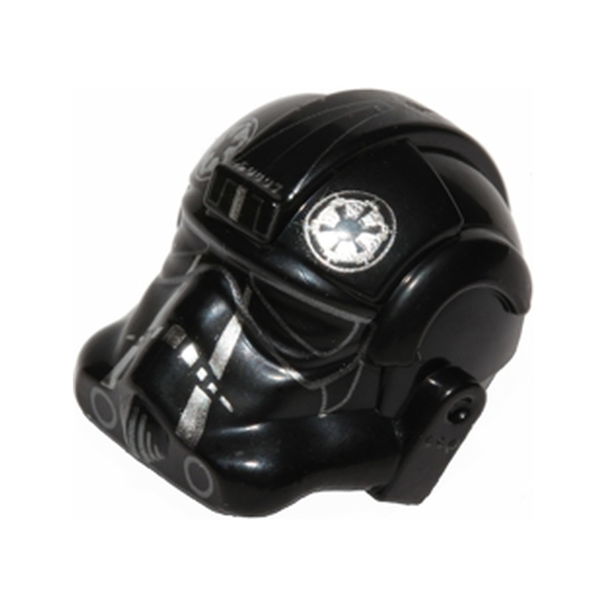 LEGO® Minifigure, Headgear Helmet SW Imperial Pilot with Breathing Apparatus with TIE Fighter Pilot Pattern 2 87556pb07 schwarz