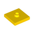 LEGO® Plate, Modified 2 x 2 with Groove and 1 Stud in Center (Jumper) 87580 gelb