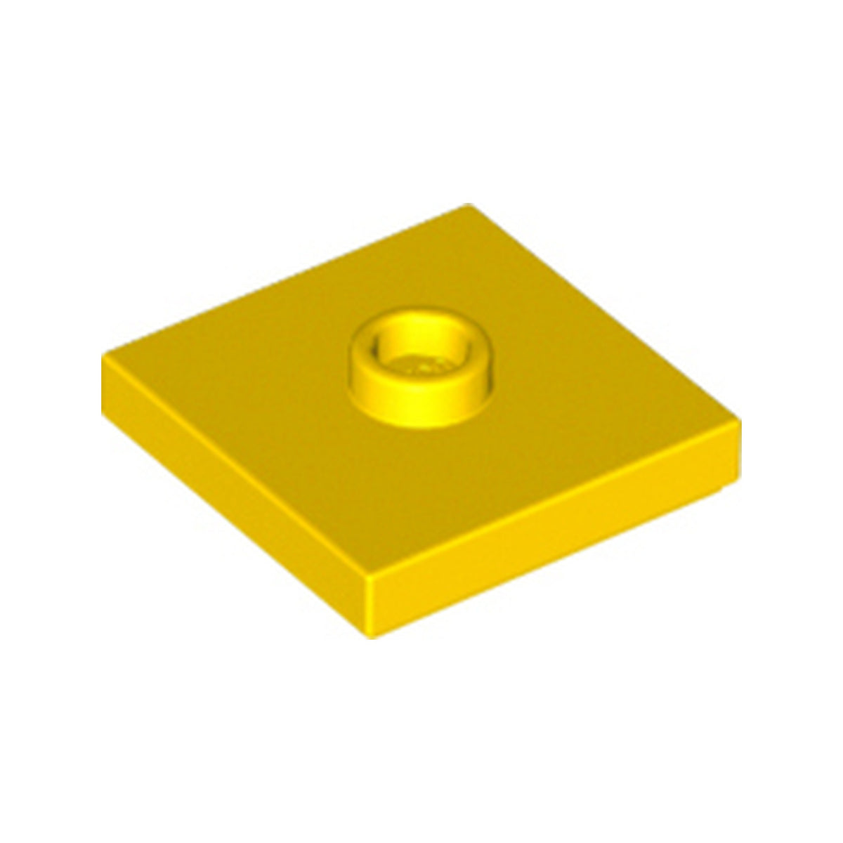 LEGO® Plate, Modified 2 x 2 with Groove and 1 Stud in Center (Jumper) 87580 gelb