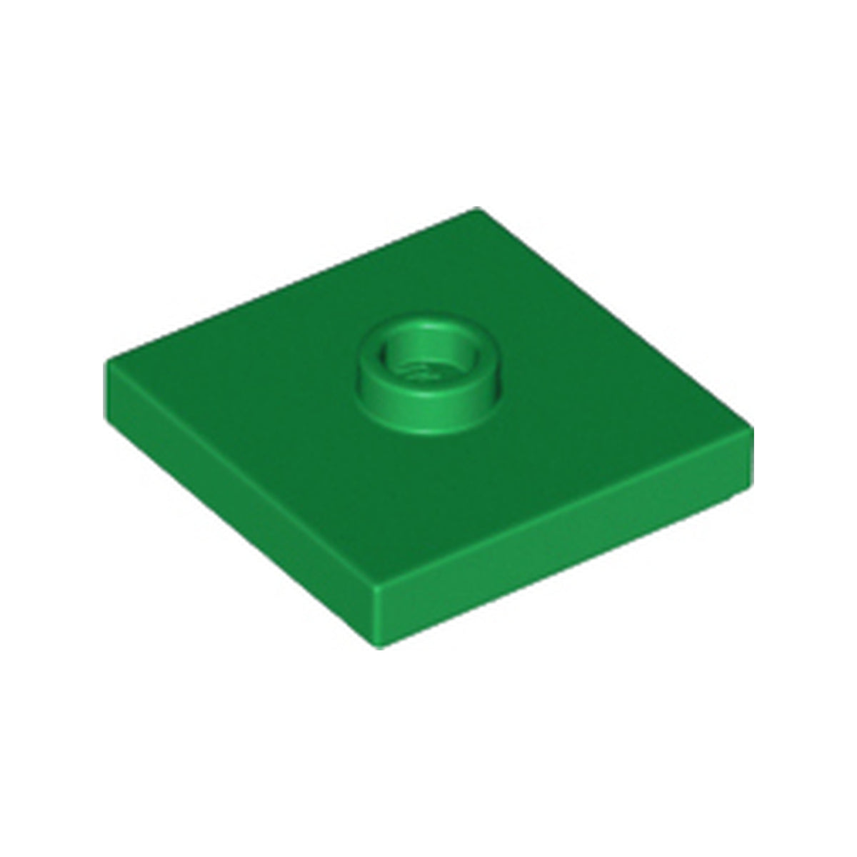LEGO® Plate, Modified 2 x 2 with Groove and 1 Stud in Center (Jumper) 87580 grün
