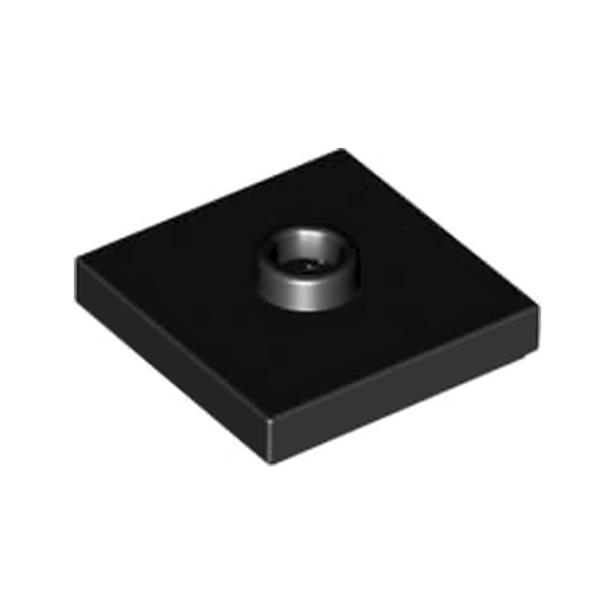 LEGO® Plate, Modified 2 x 2 with Groove and 1 Stud in Center (Jumper) 87580 schwarz