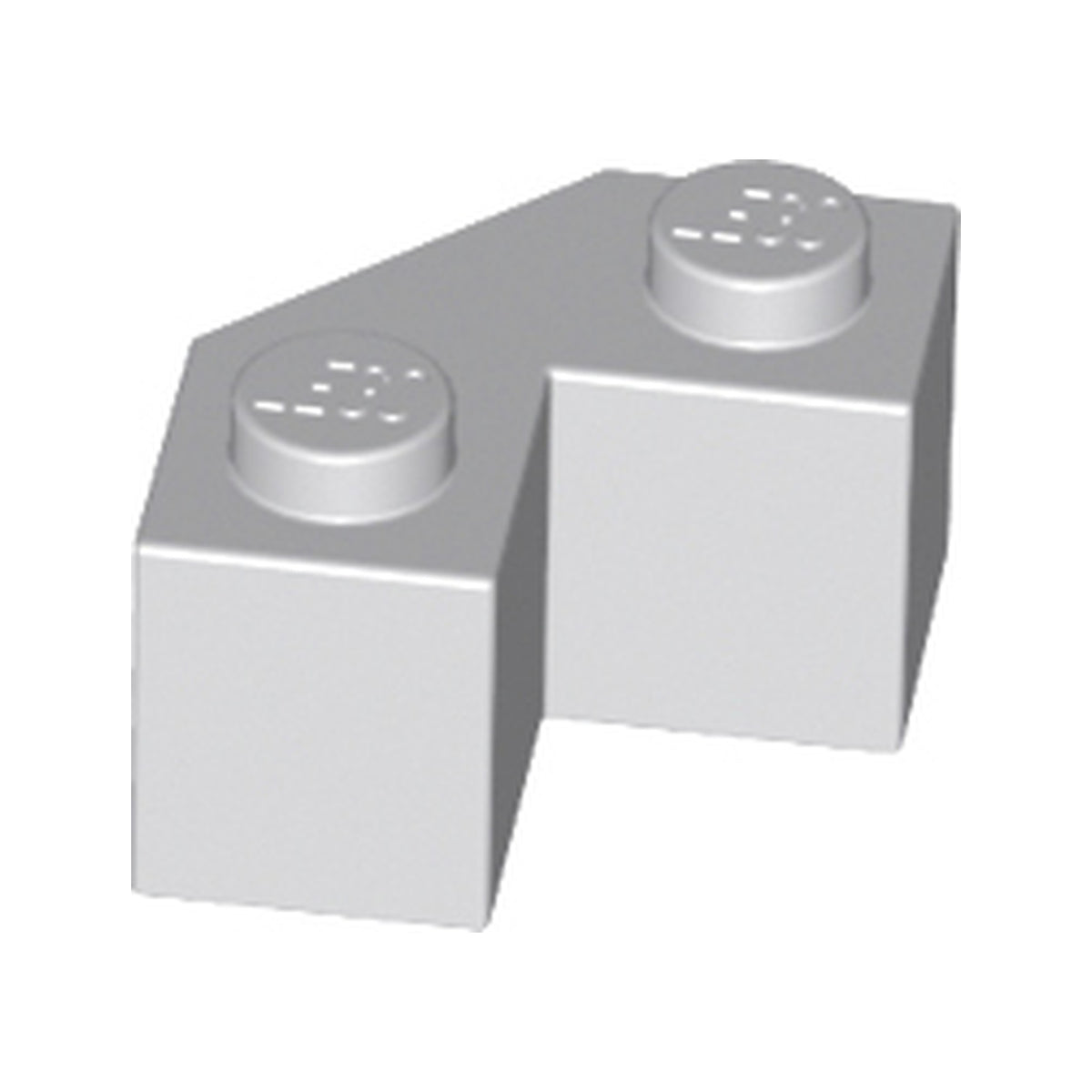 LEGO® Brick, Modified Facet 2 x 2 87620 hellgrau