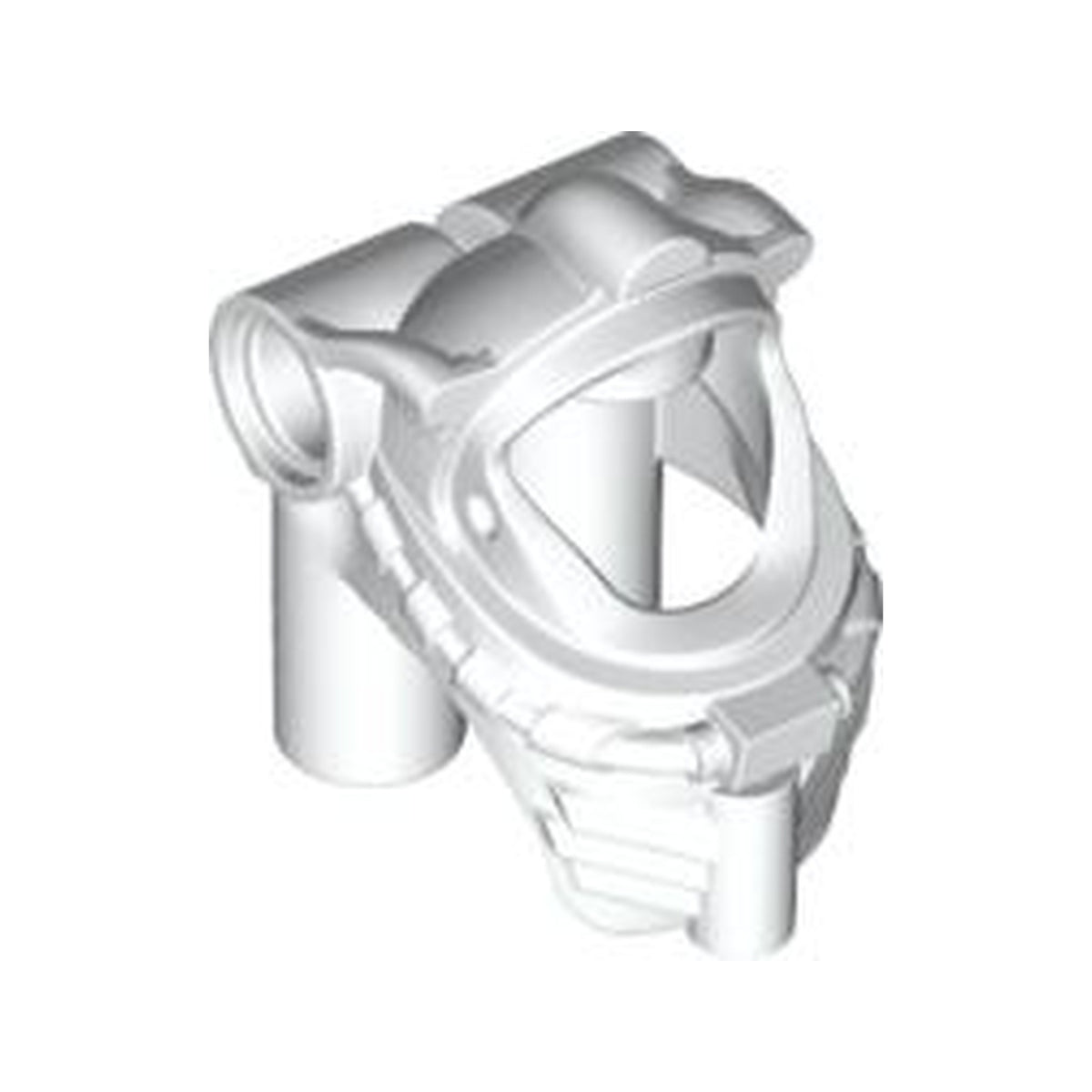 LEGO® Minifigure, Headgear Helmet Underwater / Space with Air Tanks 87754 weiss