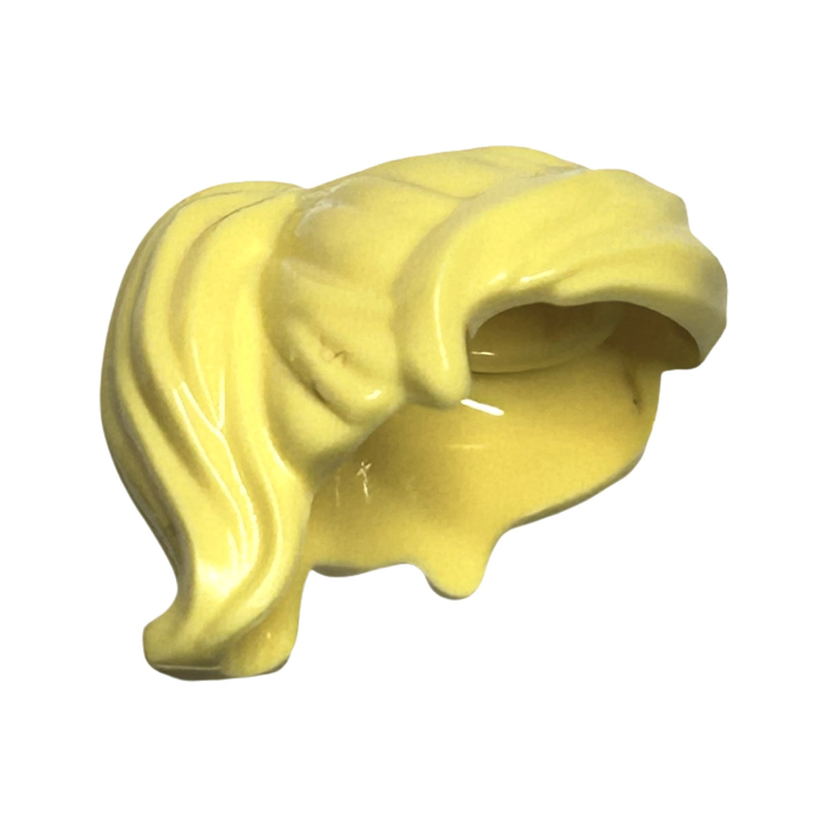 LEGO® Minifigure, Hair Female Ponytail and Swept Sideways Fringe 87990 hellgelb