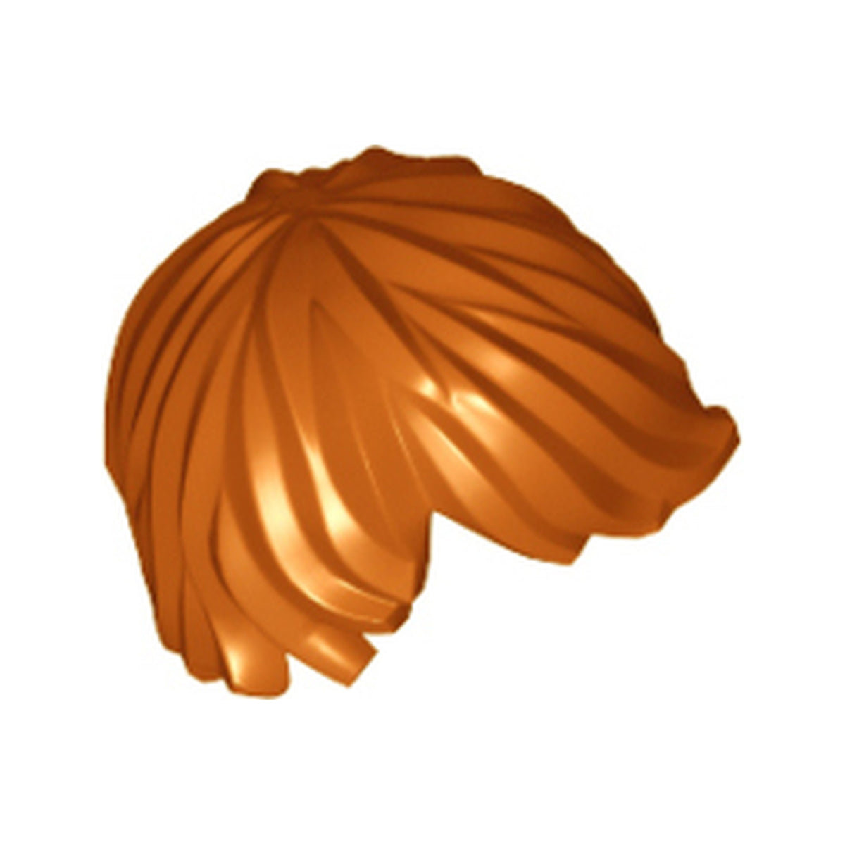 LEGO® Minifigure, Hair Tousled with Side Part 87991 dunkelorange