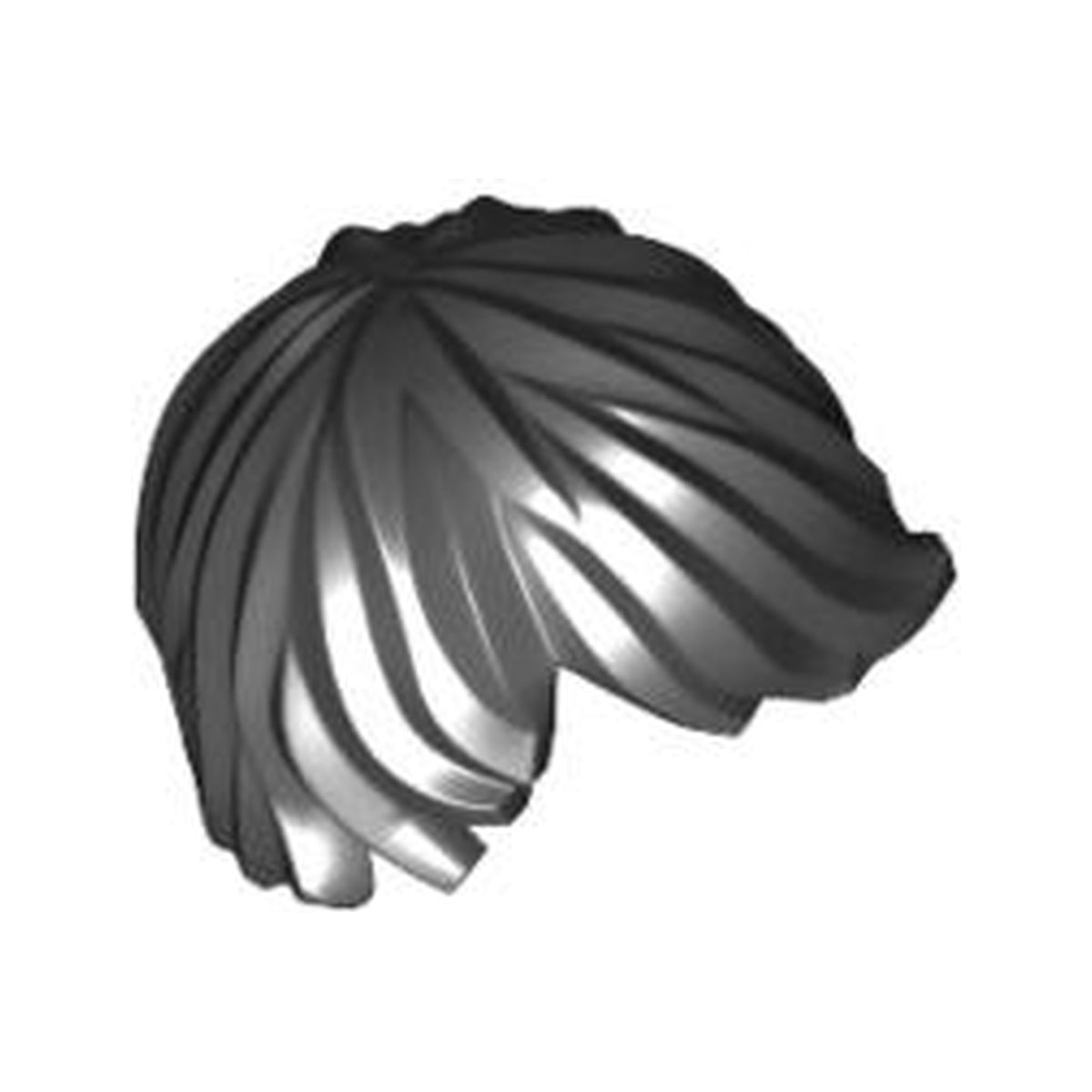 LEGO® Minifigure, Hair Tousled with Side Part 87991 schwarz