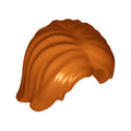LEGO® Minifigure, Hair Mid-Length Tousled with Center Part 88283 dunkelorange
