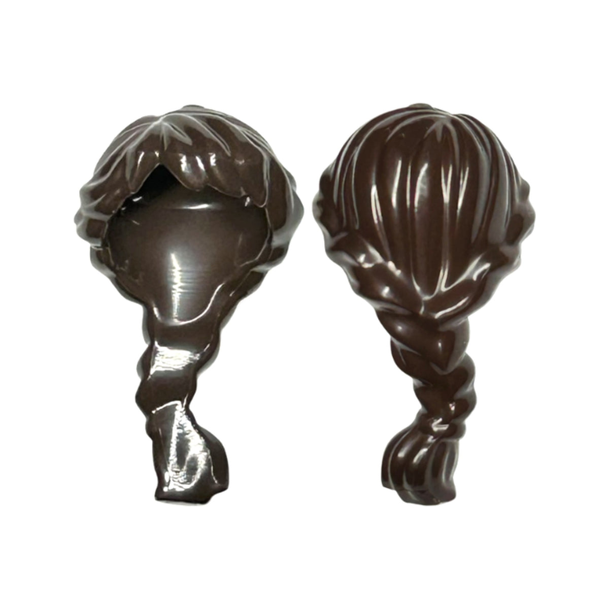 LEGO® Minifigure, Hair Female Ponytail Long French Braided 88286 dunkelbraun