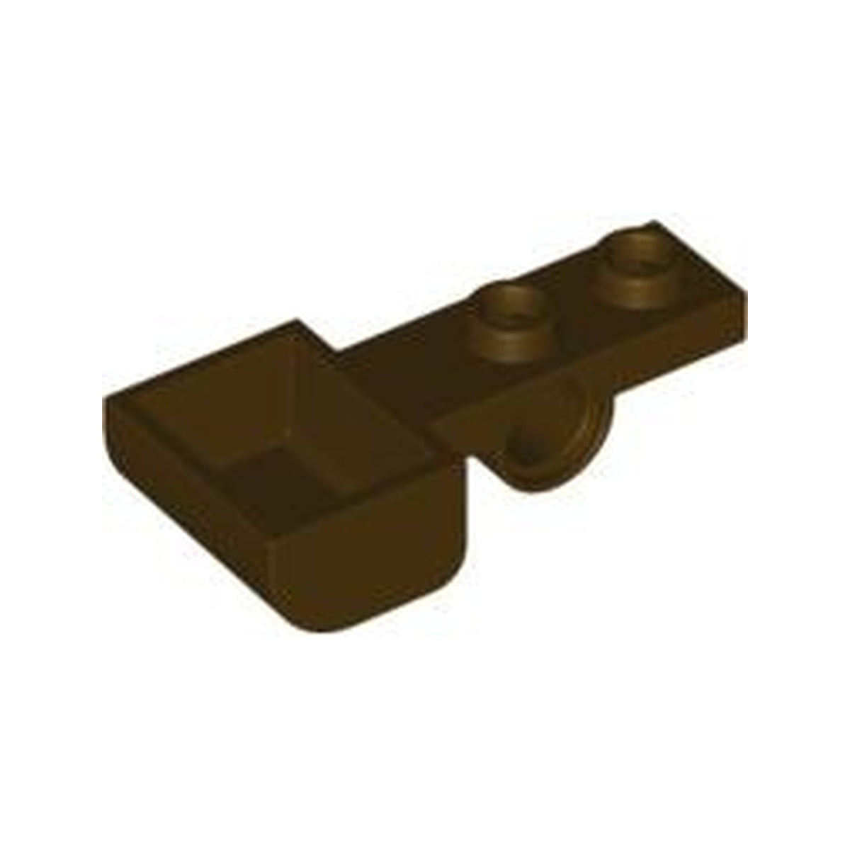 LEGO® Plate, Modified 1 x 2 with Pin Hole and Bucket (Catapult) 88289 dunkelbraun