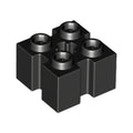 LEGO® Brick, Modified 2 x 2 with Channels and Axle Hole 90258 schwarz