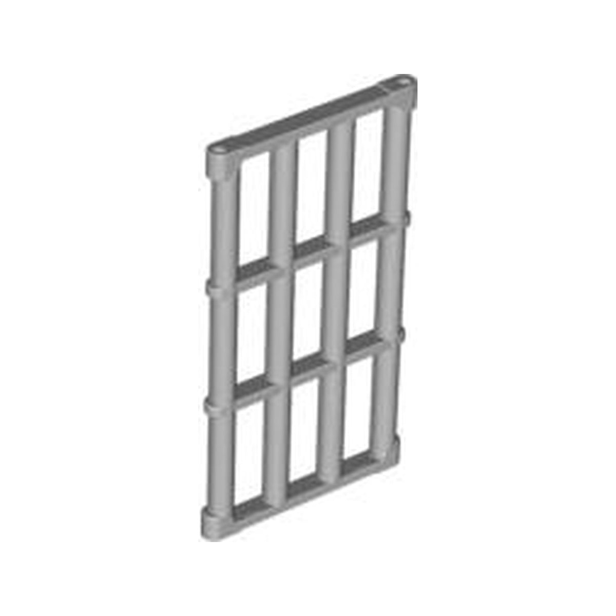 LEGO® Bar 1 x 4 x 6 Grille with End Protrusions 92589 hellgrau