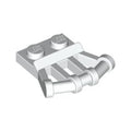 LEGO® Plate, Modified 1 x 2 with Angled Bar Handles on Side 92692 weiss