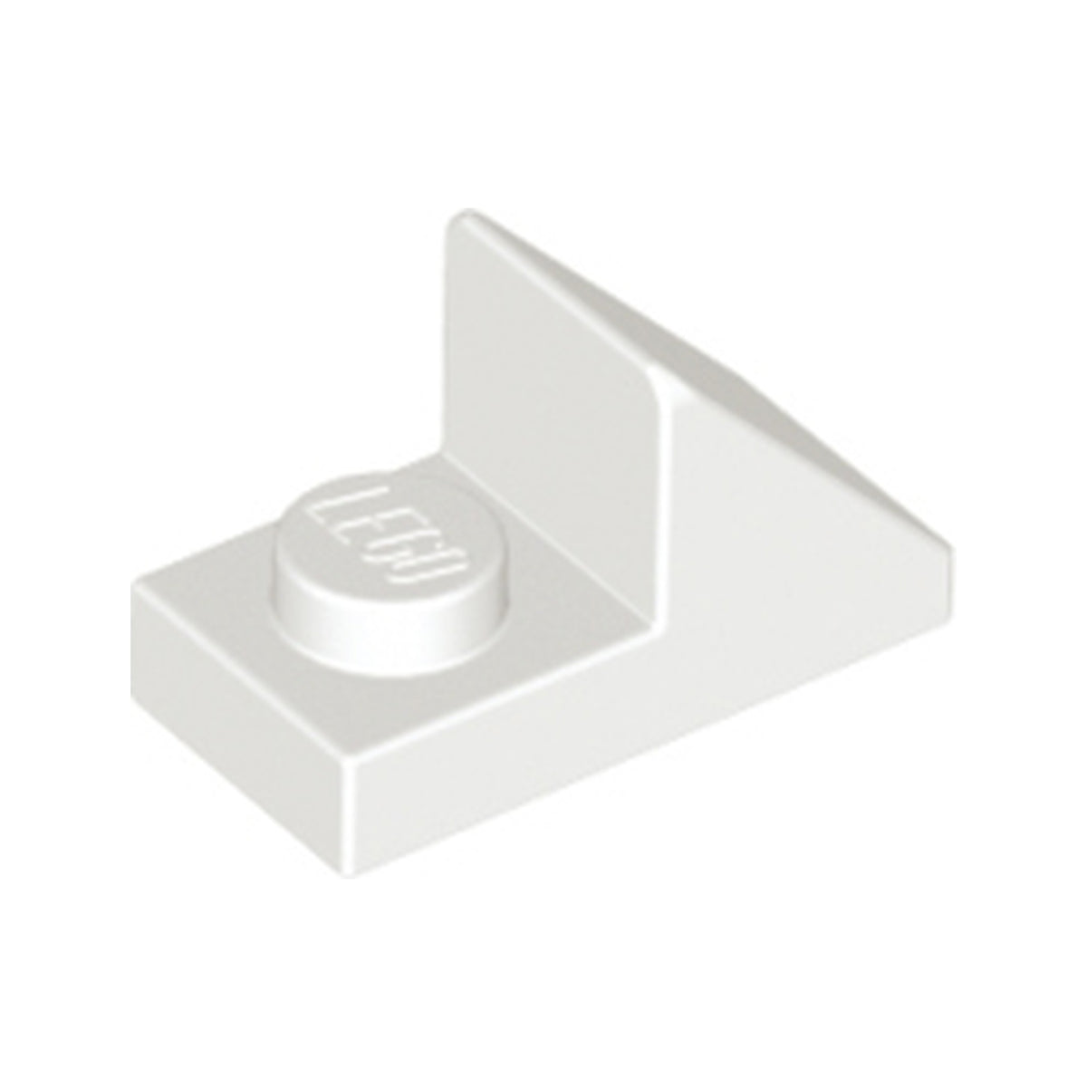 LEGO® Slope 45 2 x 1 with 2/3 Cutout 92946 weiss