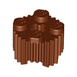 LEGO® Brick, Round 2 x 2 with Axle Hole and Grille / Fluted Profile 92947