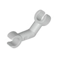 LEGO® Arm Skeleton, Bent with Clips at 90 degrees (Vertical Grip) 93061 hellgrau