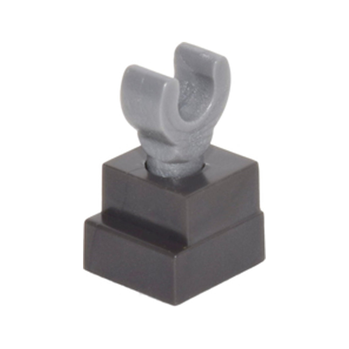 LEGO® Leg Skeleton with Pearl Dark Gray Square Foot 93062c02 silber