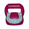 LEGO® Friends Accessories Purse / Bag Round with Light Aqua Ruffle Pattern 93090pb03 magenta