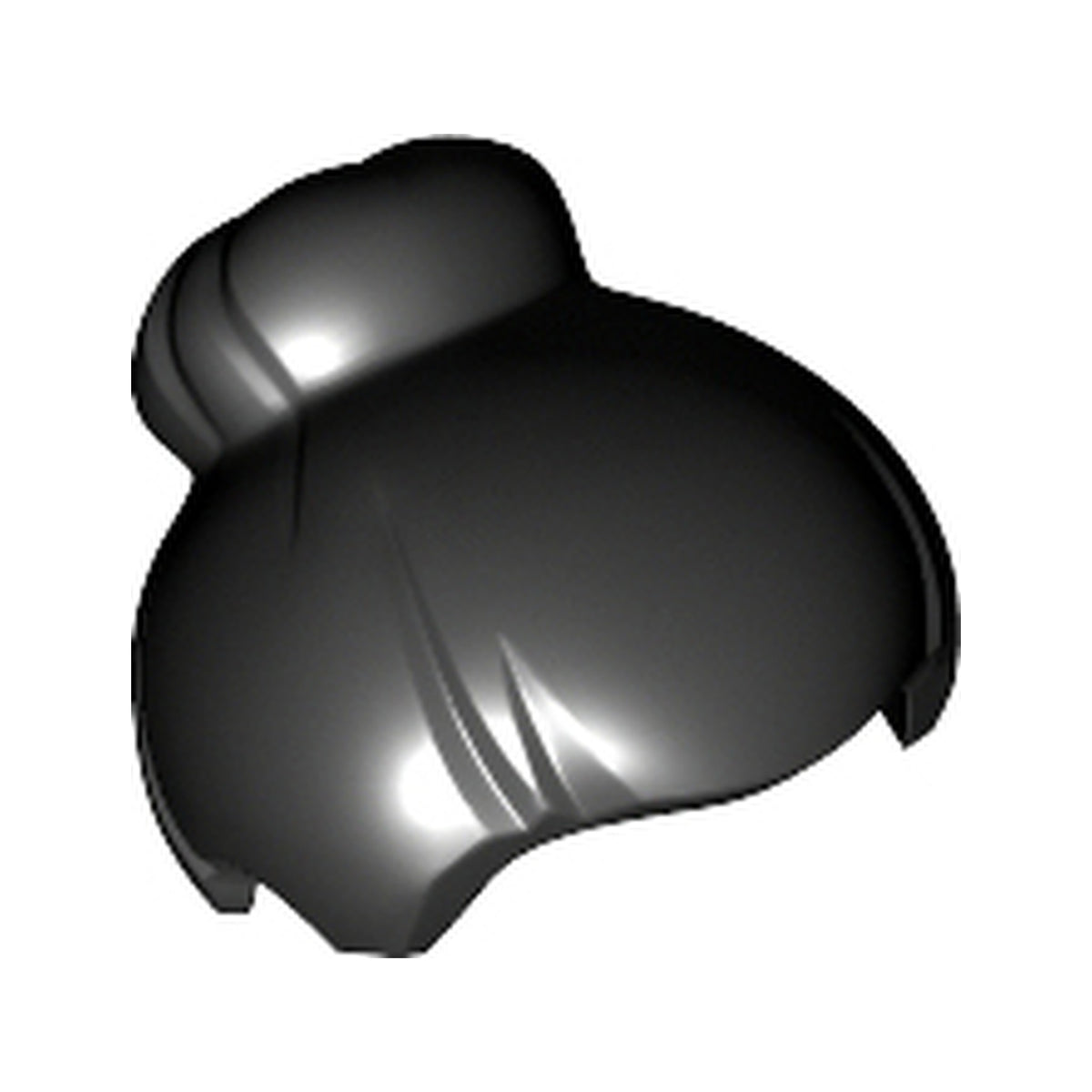 LEGO® Minifigure, Hair Top Knot Bun 93217 schwarz