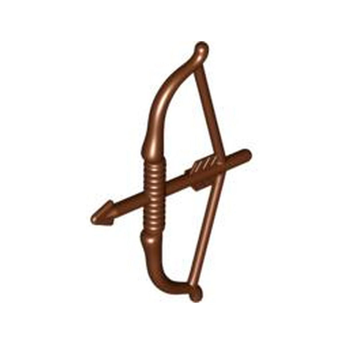 LEGO® Minifigure, Weapon Bow, Recurve with Round Limbs, Arrow Drawn 93231 braun