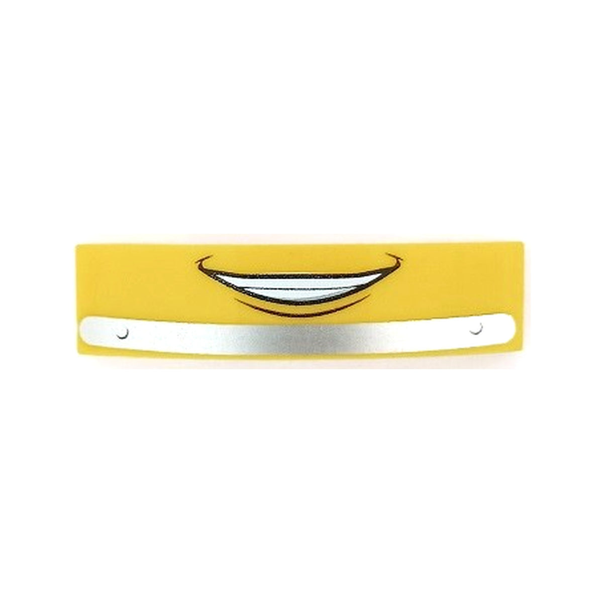 LEGO® Slope, Curved 4 x 1 x 2/3 Double with Smiling Mouth and Bumper Pattern (Luigi) 93273pb002 gelb