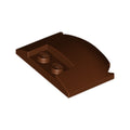 LEGO® Wedge 3 x 4 x 2/3 Triple Curved 93604 braun