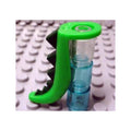 LEGO® Minifigure Costume Tail Lizard with Scales Pattern and Dark Green Horns 95323pb01 leuchtend grün