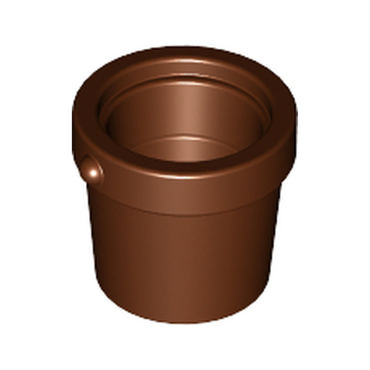LEGO® Minifigure, Utensil Bucket 1 x 1 x 1 Tapered with Handle Holders 95343 braun