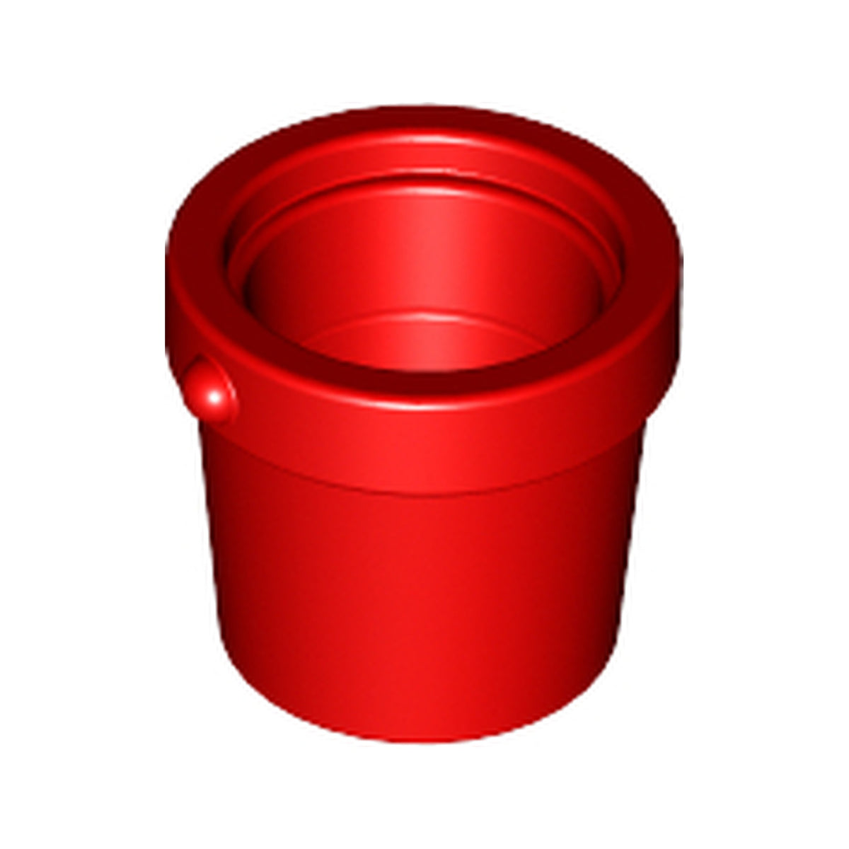 LEGO® Minifigure, Utensil Bucket 1 x 1 x 1 Tapered with Handle Holders 95343 rot