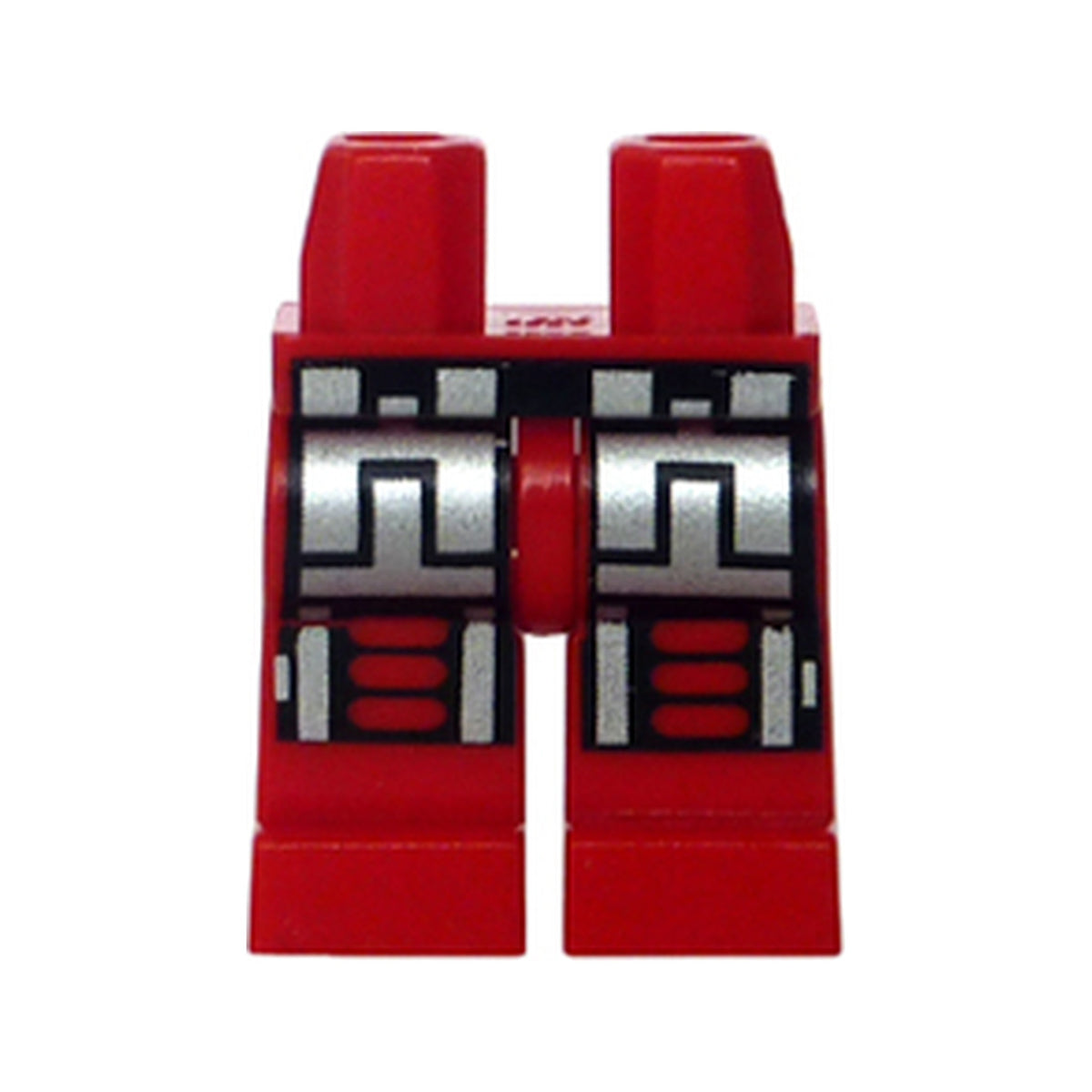 LEGO® Hips and Legs with Silver and Black Belt, Silver Armor Thigh Joints with Black Knee Pads Pattern (Spyrius, Exploriens) 970c00pb0019 rot