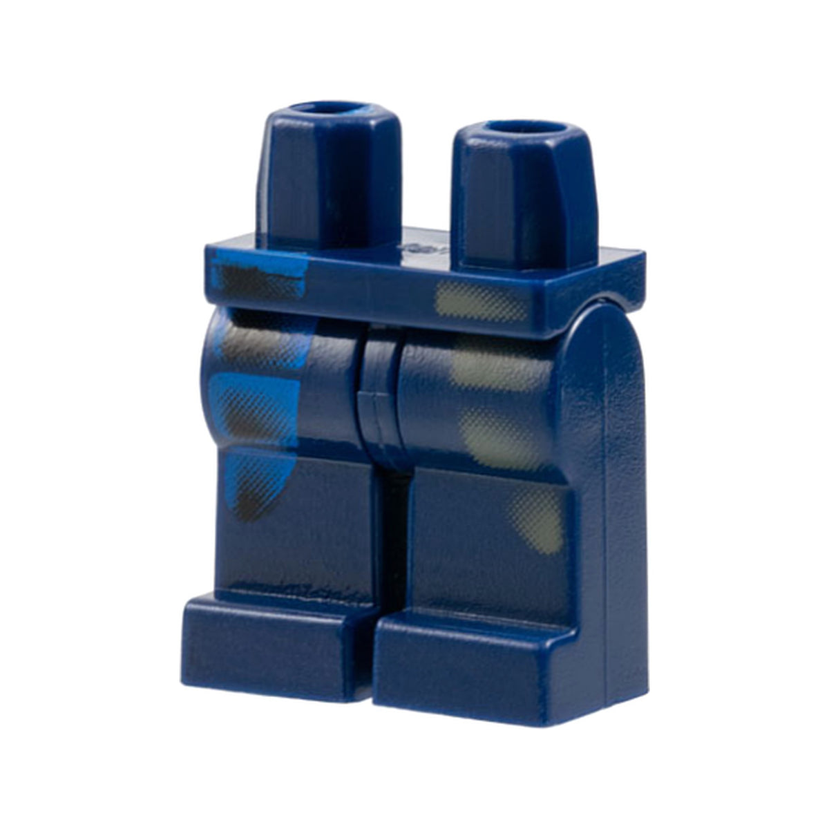 LEGO® Hips and Legs with Faded Dark Gray and Blue Curved Panels Pattern 970c00pb0028 dunkelblau